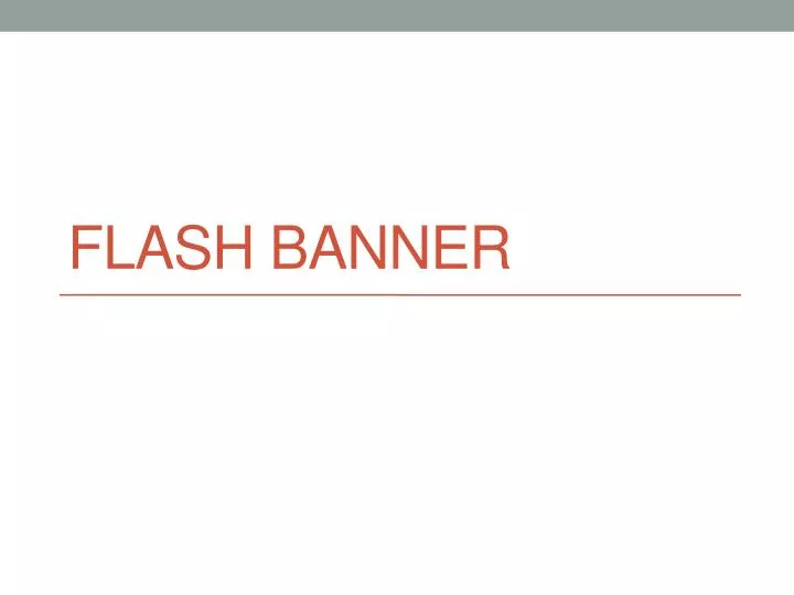flash banner