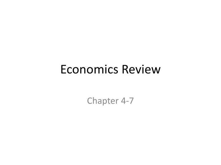 economics review