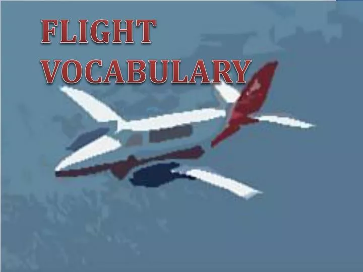 flight vocabulary