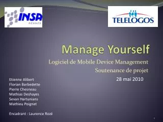 manage yourself