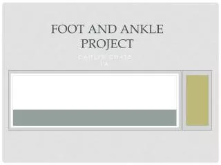 Foot and Ankle Project
