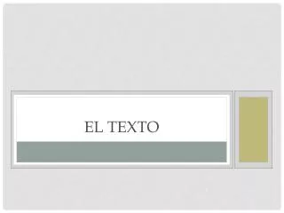 el texto