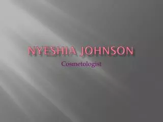 Nyeshia Johnson