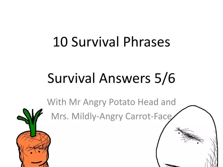 10 survival phrases survival answers 5 6