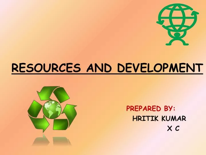 resources and development