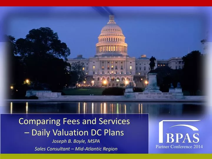 comparing fees and services daily valuation dc plans