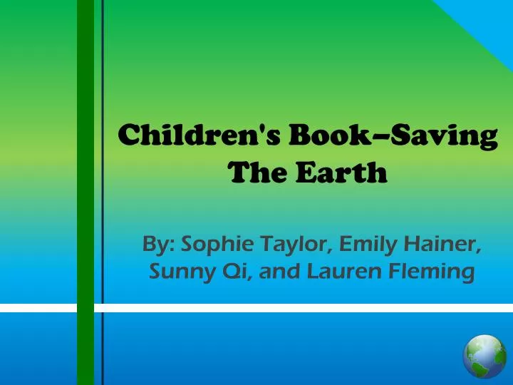 children s book saving the earth