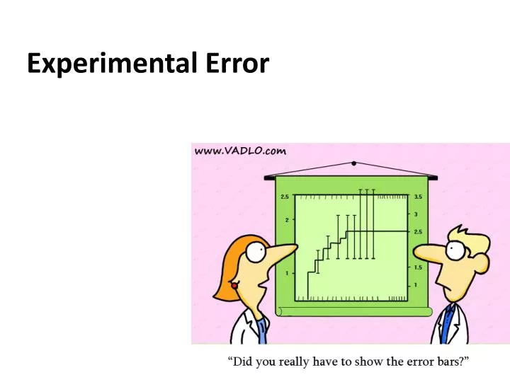 experimental error