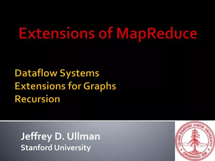 dataflow systems extensions for graphs recursion