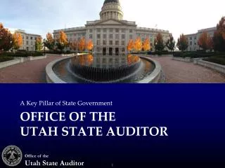 Office of the Utah State Auditor