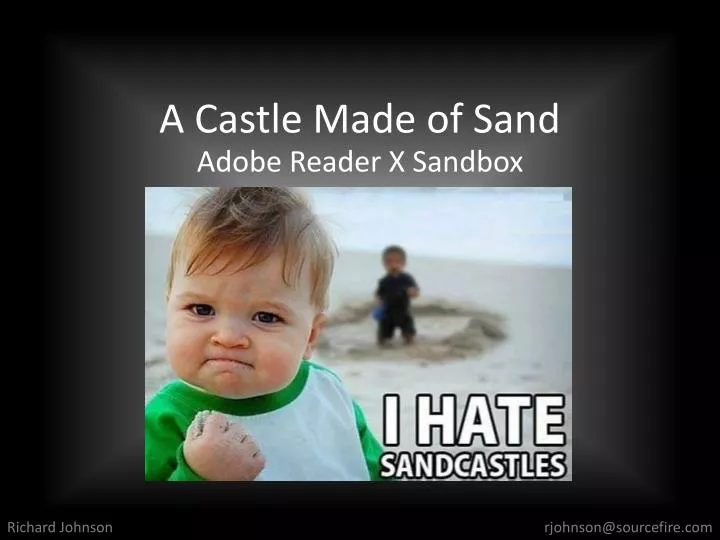 a castle made of sand