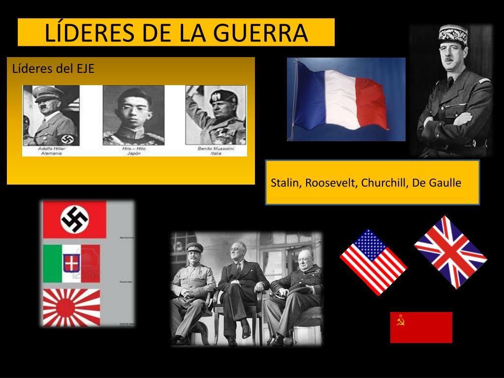 PPT - LÍDERES DE LA GUERRA PowerPoint Presentation, free download - ID ...