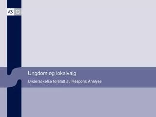 ungdom og lokalvalg