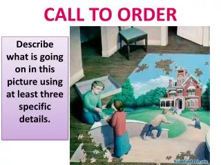 Call To Order