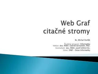 web graf cita n stromy