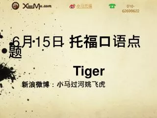 tiger