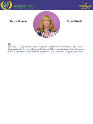 Tracey Thomson