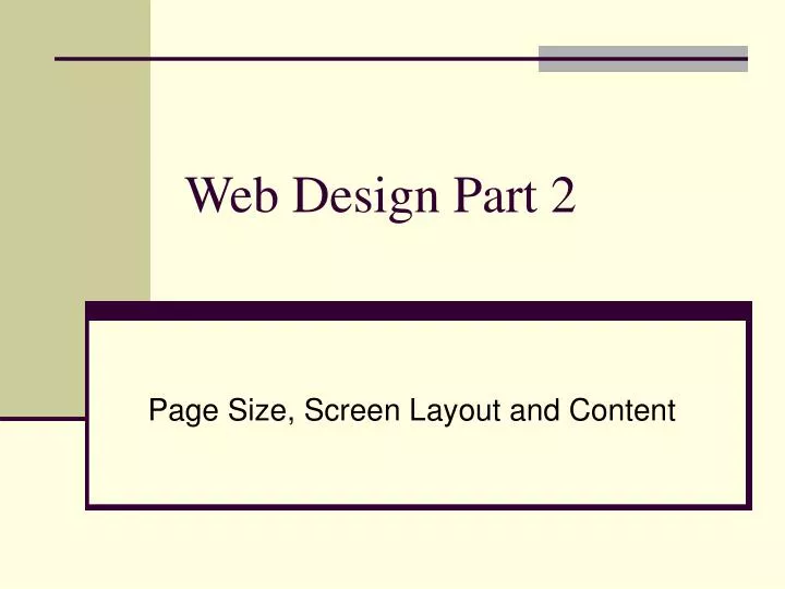 web design part 2