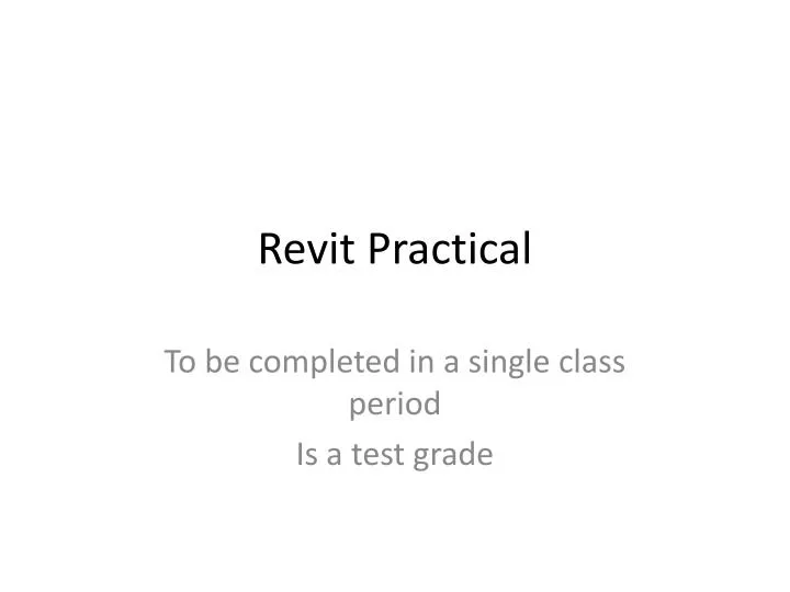 revit practical