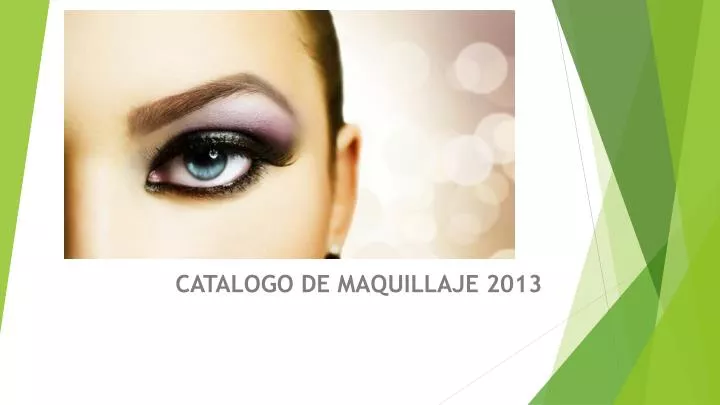 catalogo de maquillaje 2013