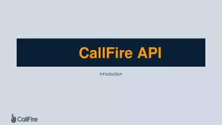CallFire API