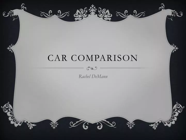 car comparison