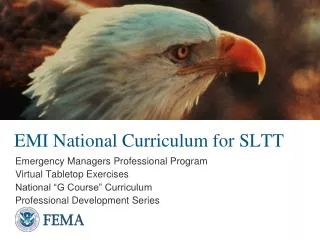 EMI National Curriculum for SLTT