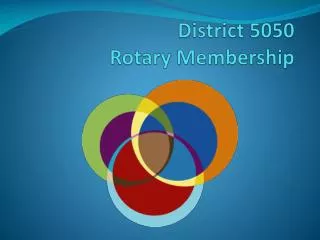 District 5050 Rotary Membership