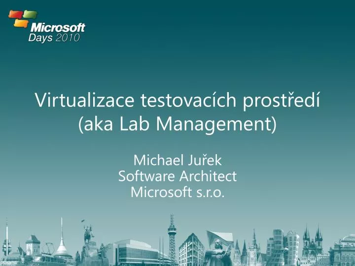 virtualizace testovac ch prost ed aka lab management