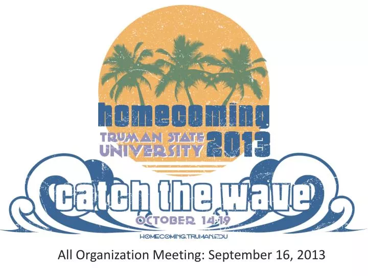 all organization meeting september 16 2013