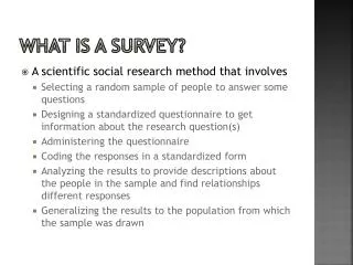 What is a Survey?
