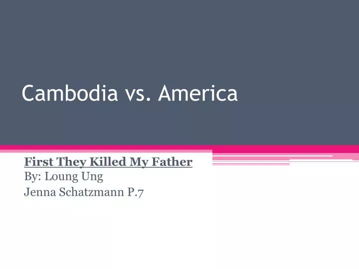 cambodia vs america