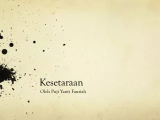 kesetaraan
