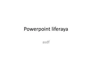 Powerpoint liferaya