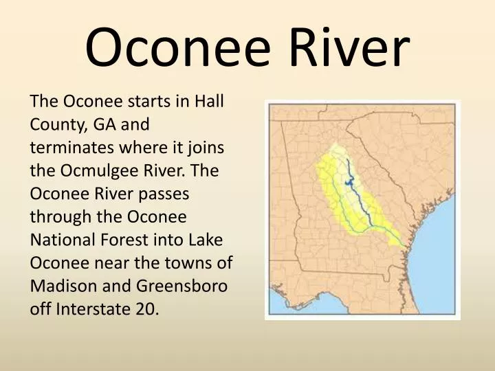 oconee river