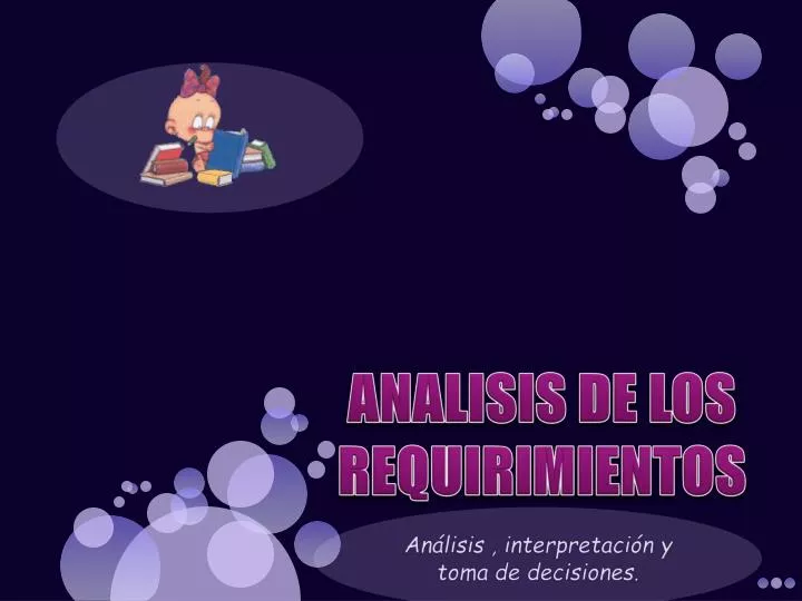 analisis de los requirimientos