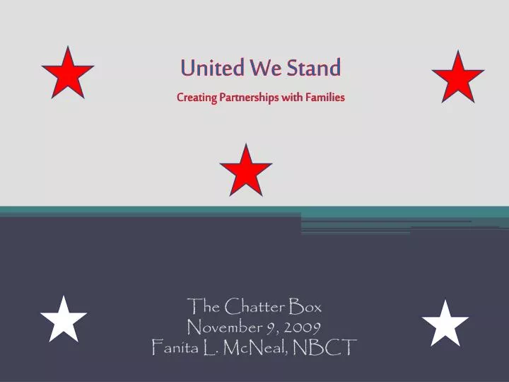 united we stand creating partnerships with families