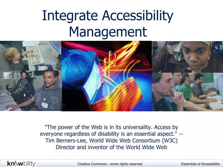 integrate accessibility management