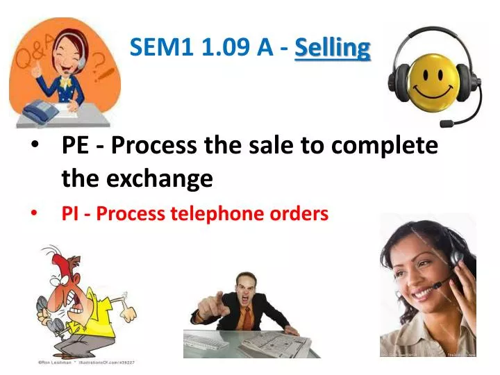 sem1 1 09 a selling