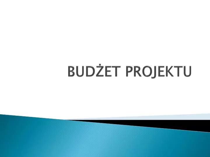 bud et projektu