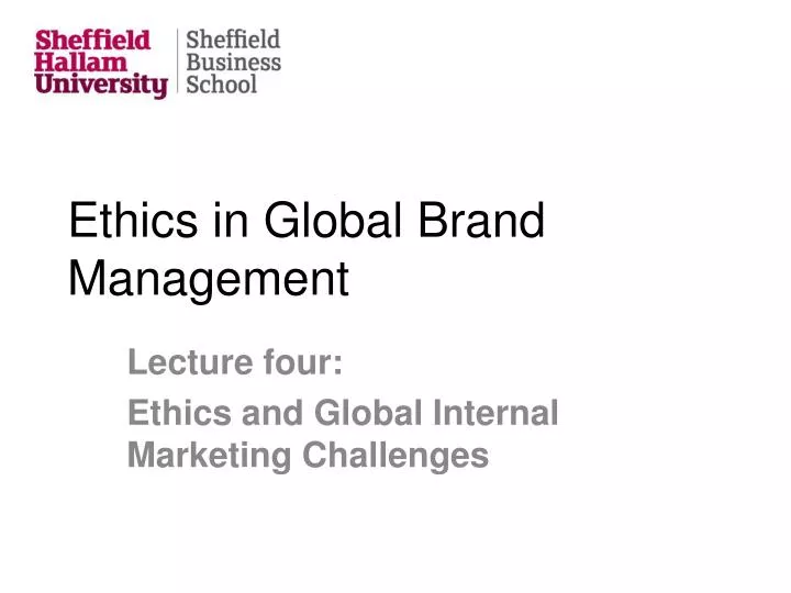 ethics in global brand management