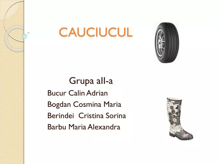 cauciucul