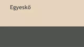 egyesk