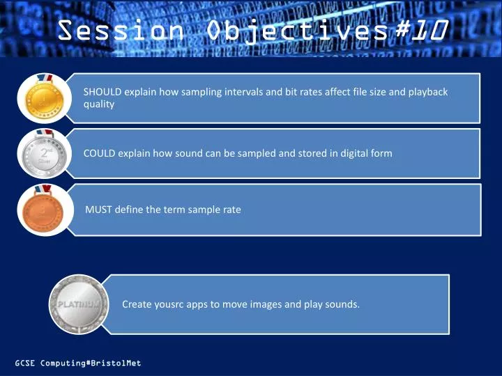 session objectives 10