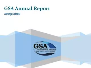 GSA Annual Report 2009/2010