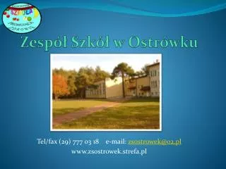 zesp szk w ostr wku
