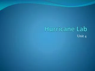 Hurricane Lab