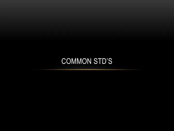 common std s