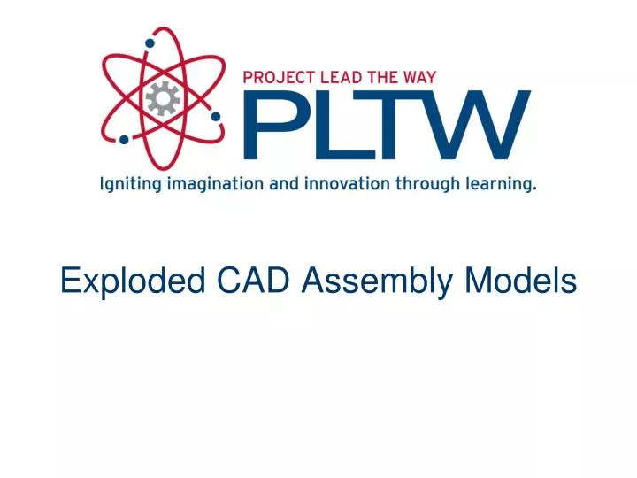 exploded cad assembly models