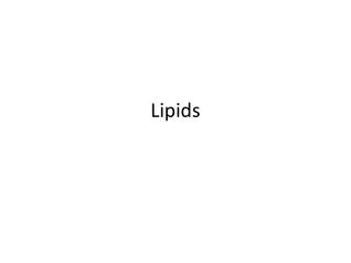 Lipids